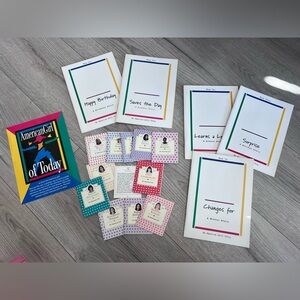 American Girl Pleasant Co Doll Of Today 1995 Writing Books Lot